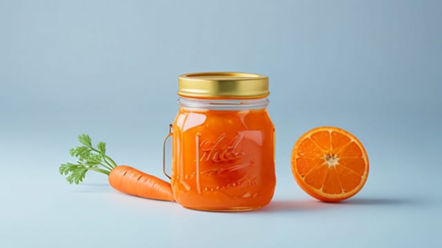 مربای پوست پرتقال و هویج